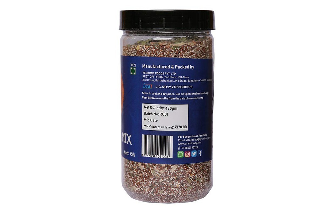 Graminway Ragi Upma Mix    Plastic Jar  450 grams
